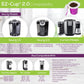 Ez-Cup 2.0 Starter Pack | Reusable K Cup Coffee Pod Capsule with 25 Disposable Paper Filters (Starter Pack)
