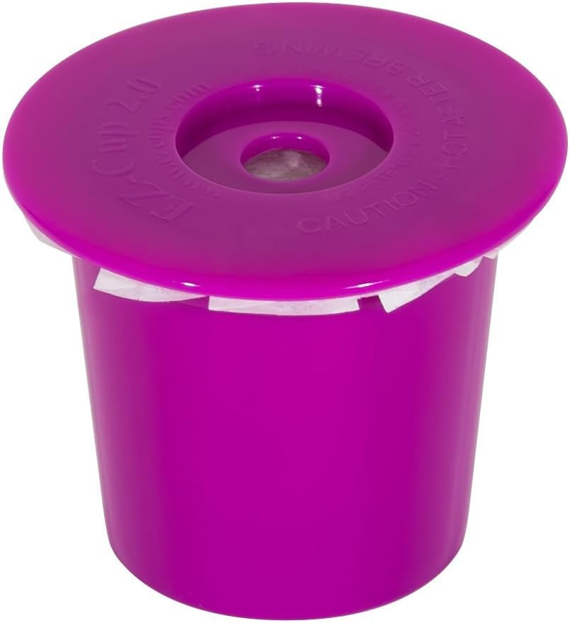 Ez-Cup 2.0 Starter Pack | Reusable K Cup Coffee Pod Capsule with 25 Disposable Paper Filters (Starter Pack)