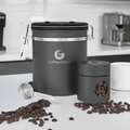 Bean Bunker: Airtight Coffee Storage (16oz, Gray)