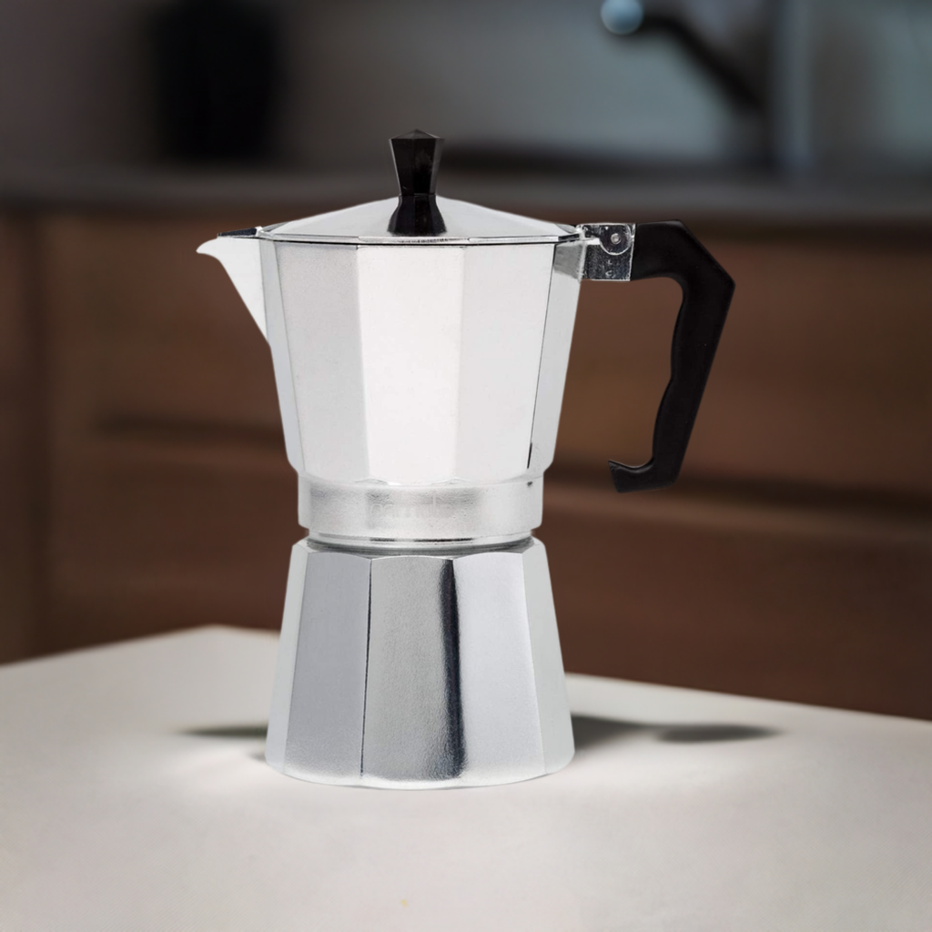 Brew Like a Nonna: Authentic Italian & Cuban Coffee at Home (Silver)