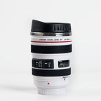 Stainless Steel Camera Ef24-105Mm Coffee Lens Mug White Black Coffee Mugs Creative Gift Coffee Cups Canecas Tazas Vaso Caf