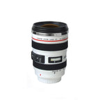 Stainless Steel Camera Ef24-105Mm Coffee Lens Mug White Black Coffee Mugs Creative Gift Coffee Cups Canecas Tazas Vaso Caf