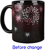Christmas Coffee Mug Magic Heat Changing Mug 12 Oz Color Changing Mug Heat Sensitive Coffee Mug with Gift Box Holiday Coffee Mug Christmas Mugs for Women,Men,Kid,Family, Friends (Xmas Tree)